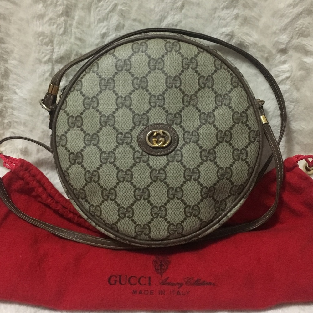Vintage Gucci Round Crossbody Bag